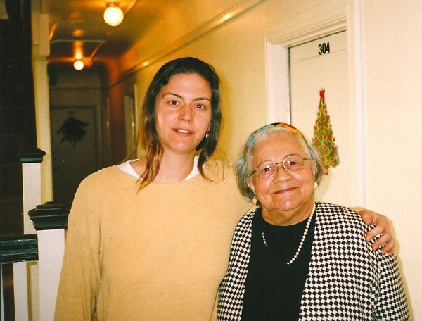 The author and her grandmother 1998