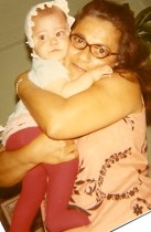 Author and grandmother 1971