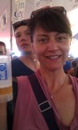 image of author taken by stranger at brew fest