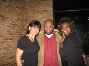The author with her childhood friends Khal and Regina, Dec. 2010.