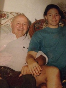 Author with dad circa 1994.