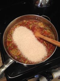 Rice bathed in sofrito