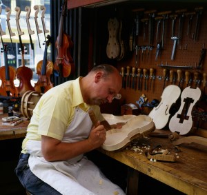 My dad, master violin maker!